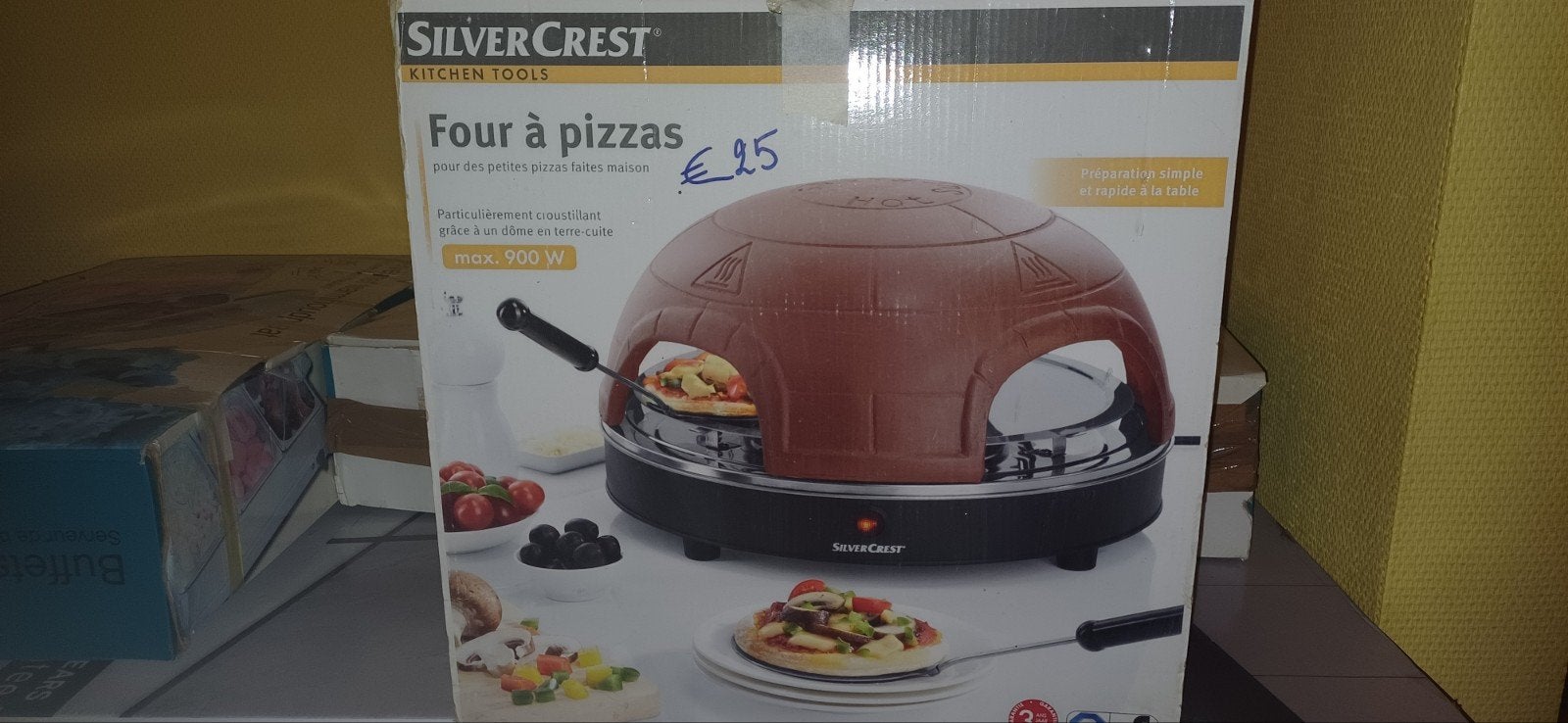 Pizza oven, Ophalen
