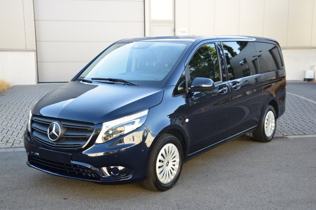 Mercedes-Benz Vito Tourer 116 CDI Pro lang 9PL Aut., Achat, Euro 6, Entretenue par le concessionnaire, Noir