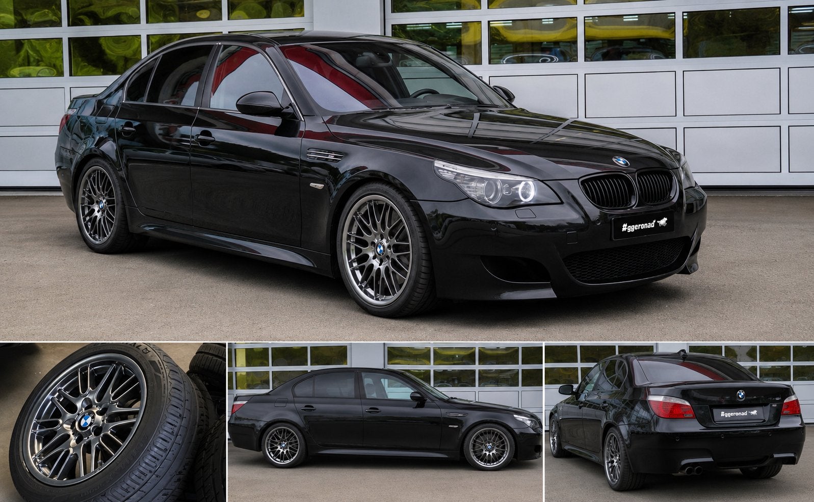 17 inch velgen met goede zomerbanden – BMW E60/E61, Auto-onderdelen, Banden en Velgen, Ophalen, Gebruikt, Velg(en), 17 inch