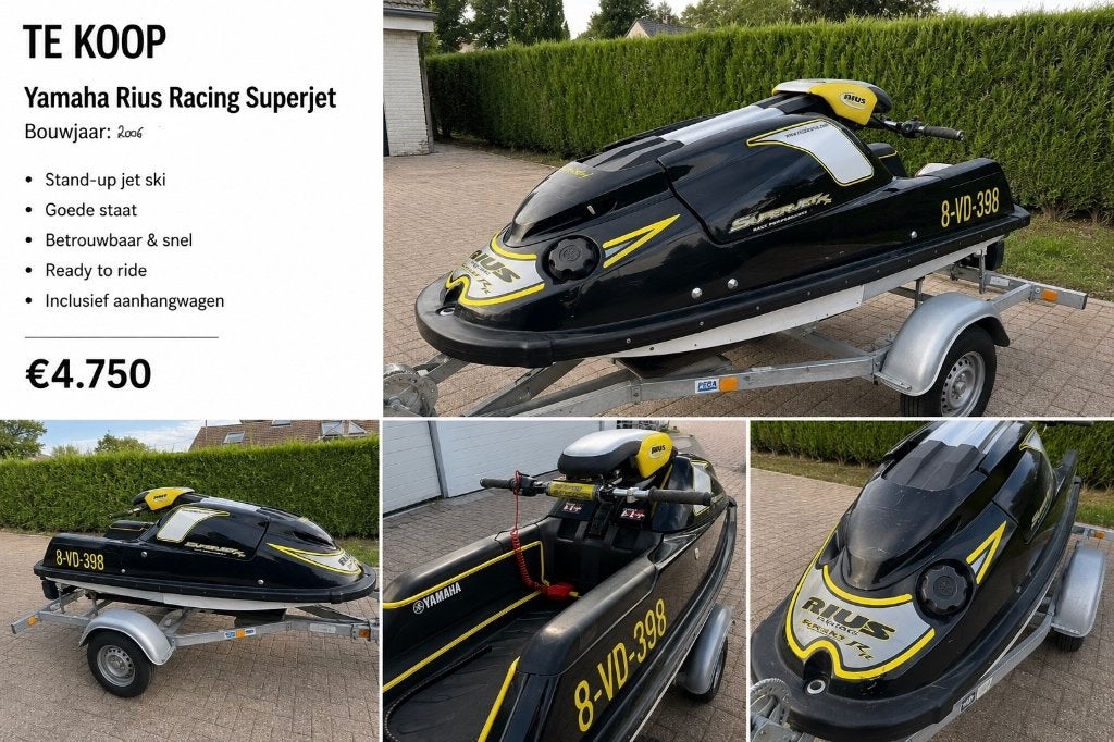 Jetski staander, Sports nautiques & Bateaux, Jet Skis & Scooters de mer, Enlèvement, Utilisé, Essence, 70 à 120 ch