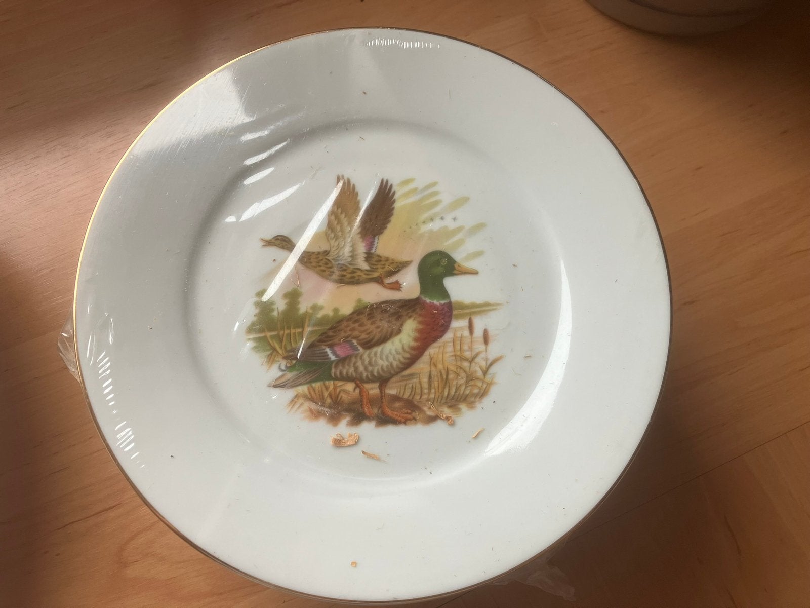 Service à gibier neuf, Enlèvement