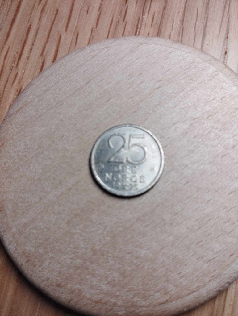 Pièce de monnaie / Norvège, Enlèvement