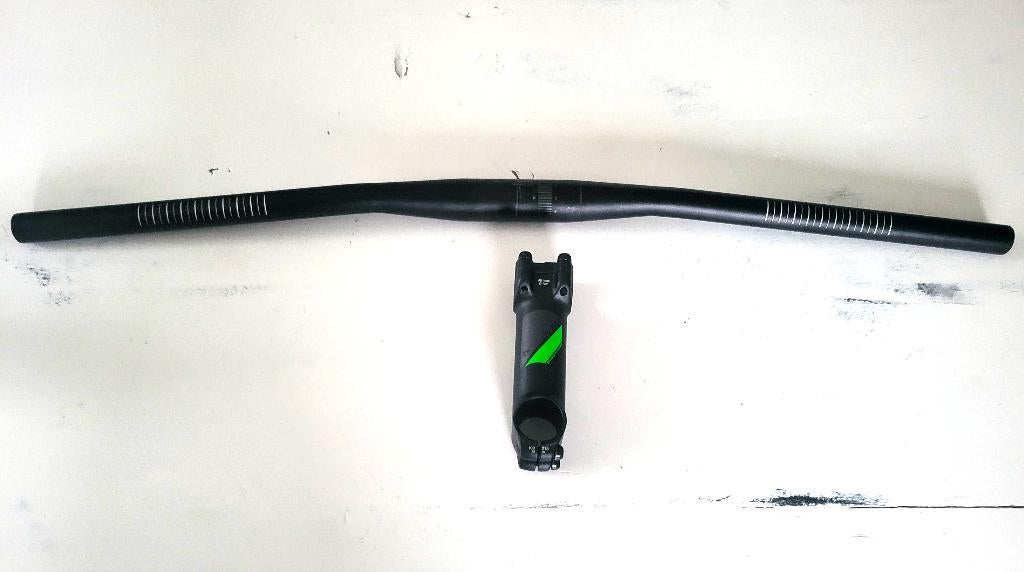 Potence PRO CPS et volant ROCKRIDER 31,8 mm, Neuf, Aluminium, Mountainbike, Guidon