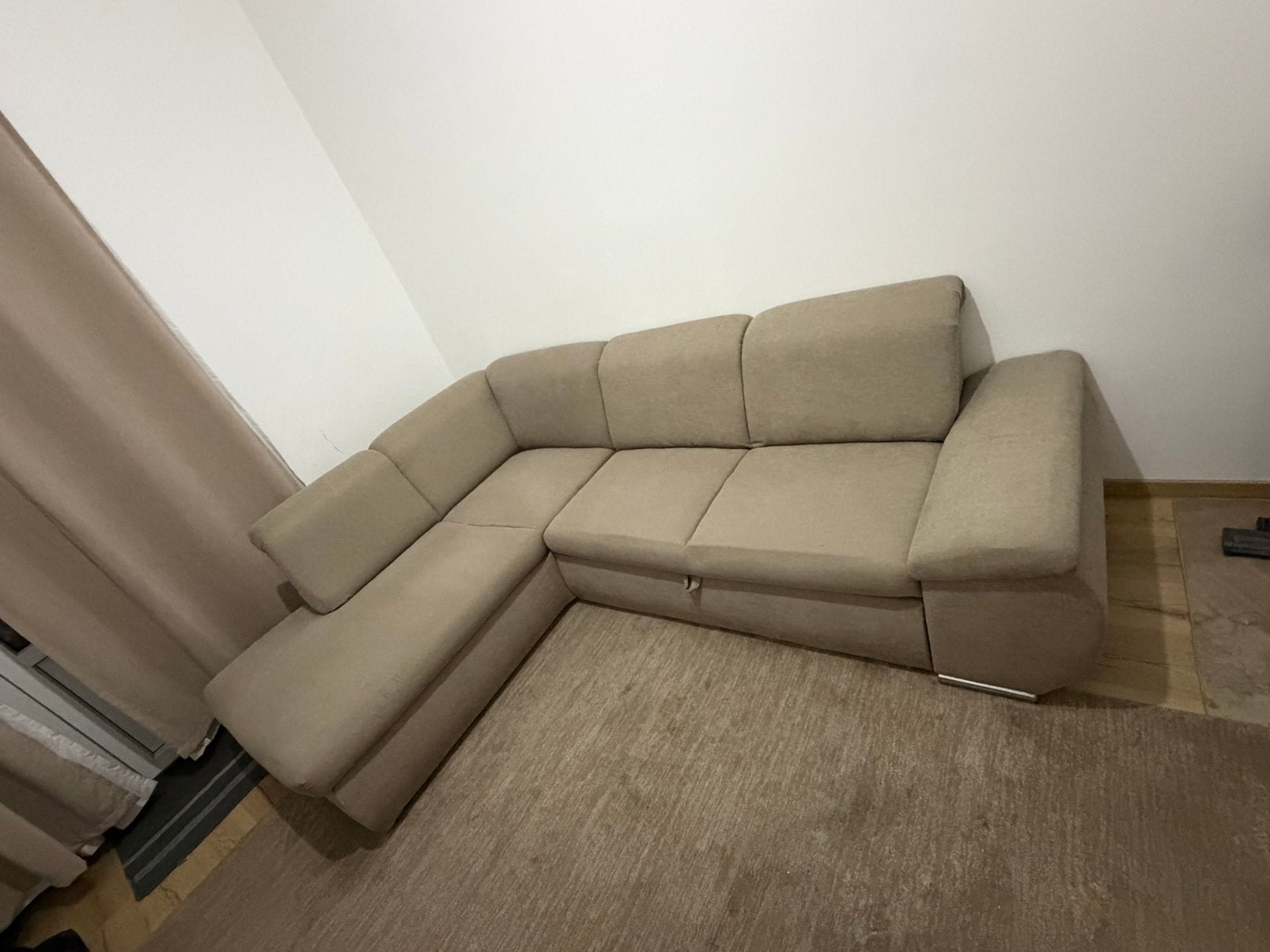 canapé d’angle convertible en lit, Maison & Meubles, Enlèvement, Comme neuf