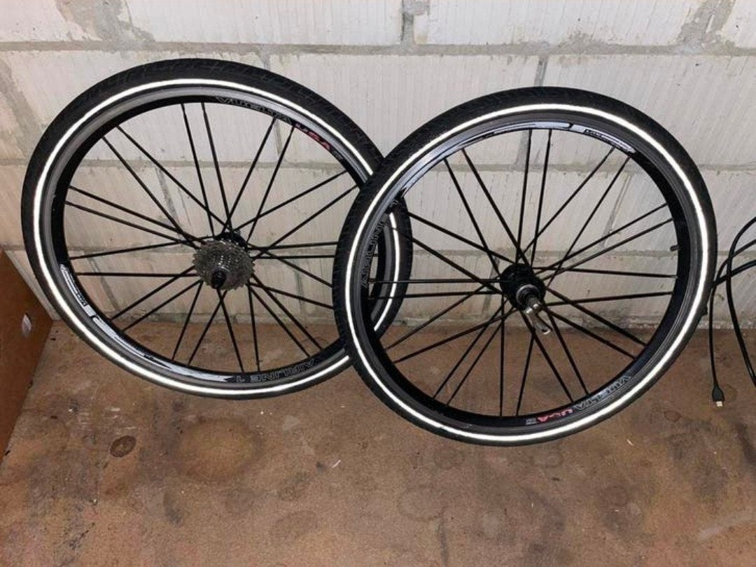 26" mtb velgen met nog goede bandjes, Fietsen en Brommers, Fietsonderdelen, Ophalen