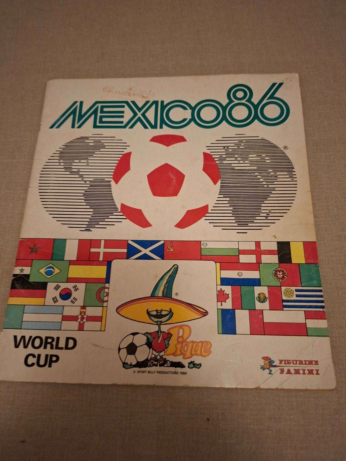 Org. PANINI MEXICO 86 WORLD CUP 1/2 VOL, Ophalen