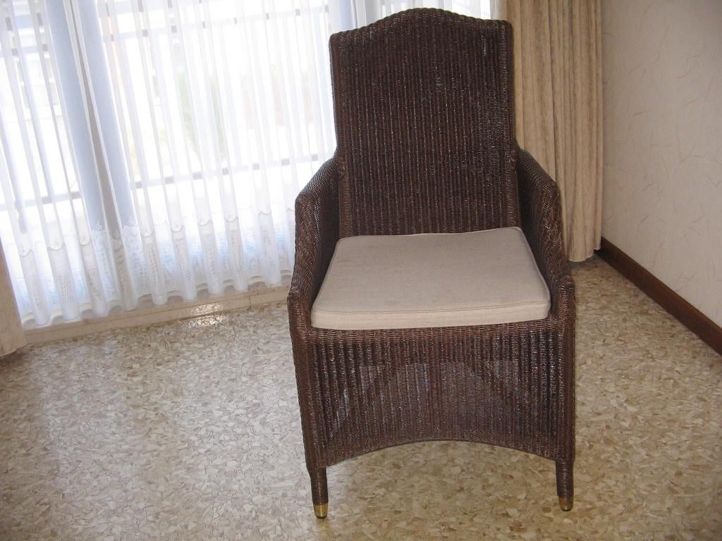 zetel Vincent sheppard + kussen alles als nieuw, Huis en Inrichting, Stoelen, Ophalen, Zo goed als nieuw, Bruin, Eén