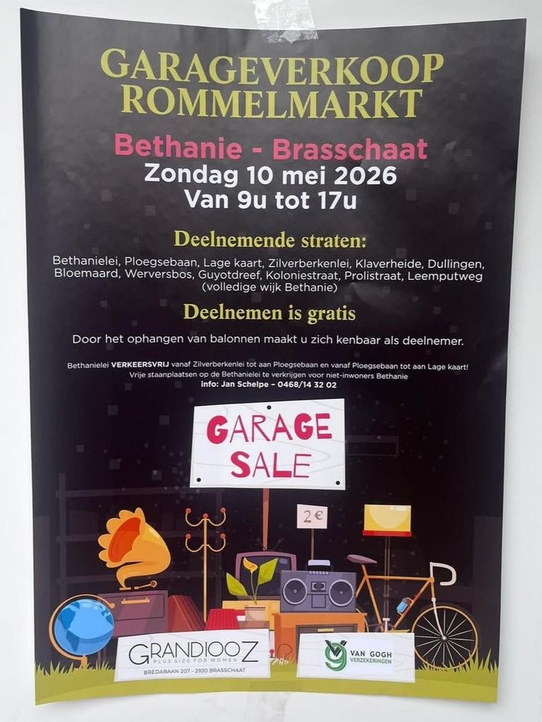 Grote garageverkoop, Ophalen