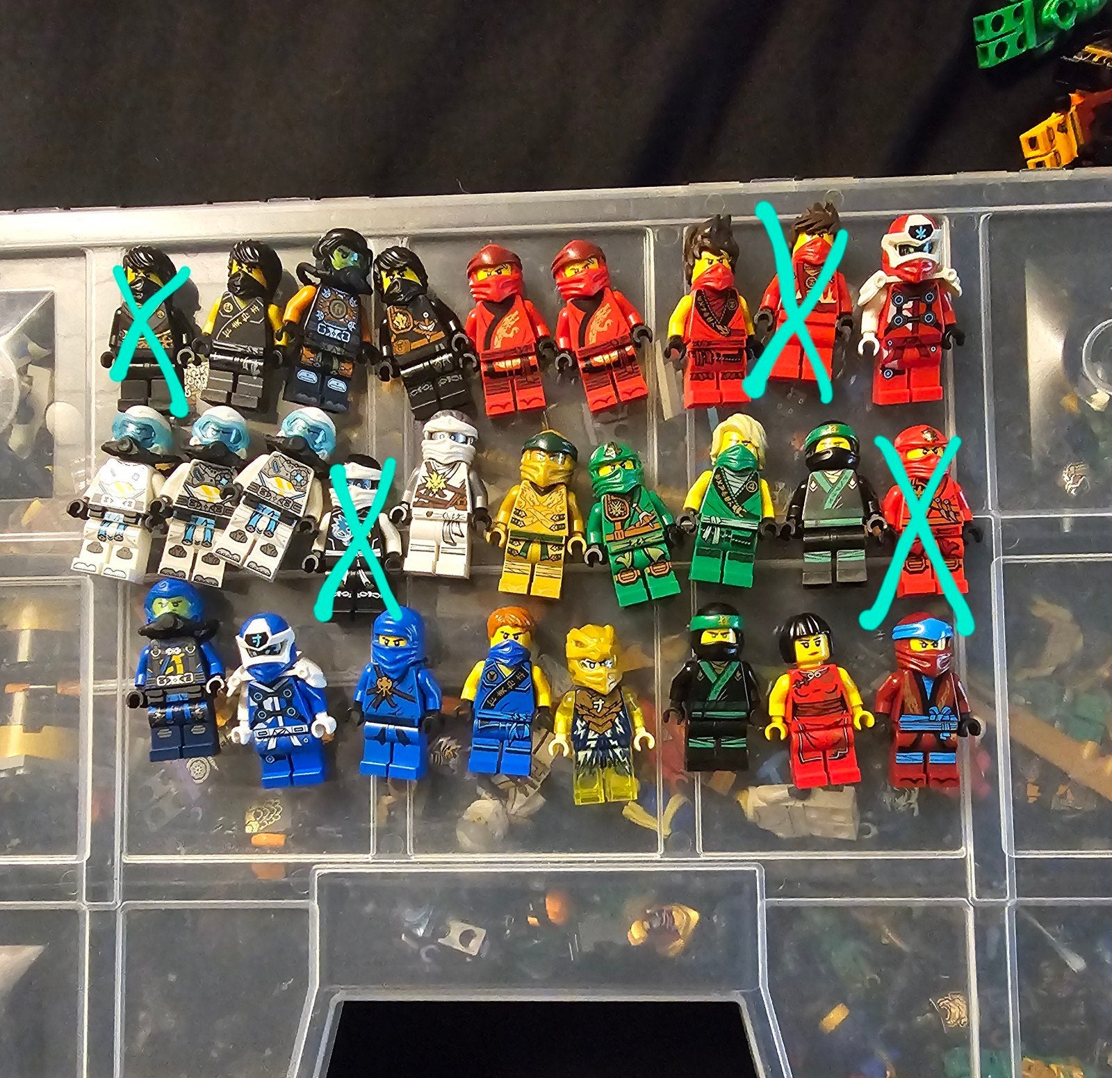 lego ninjago minifigures, Lego, Ophalen of Verzenden, Zo goed als nieuw, Minifiguur