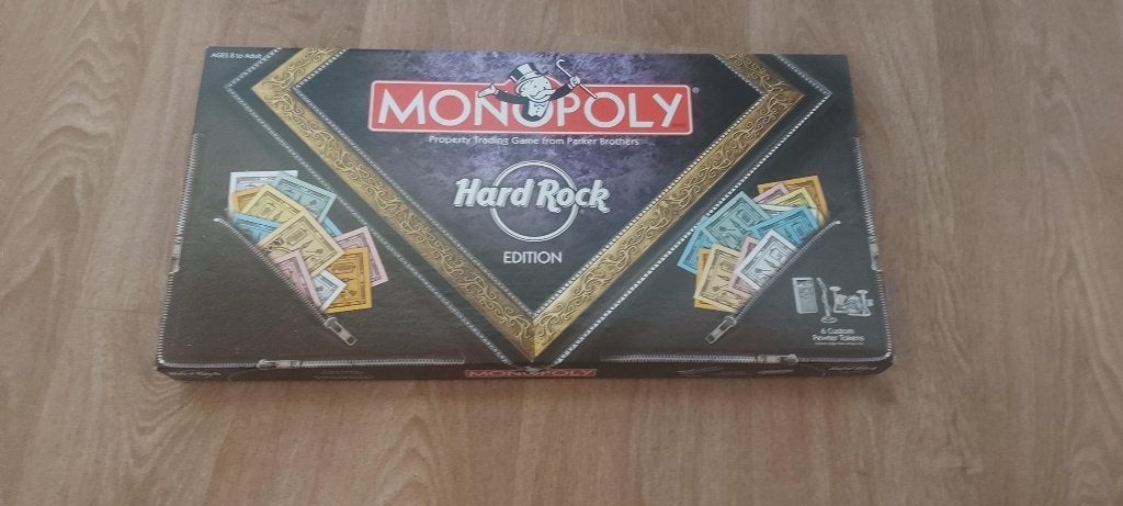 jeu de plateau new Monopoly Hard Rock Monopoly limited, Hobby & Loisirs créatifs, 1 ou 2 joueurs, Enlèvement ou Envoi, Neuf, Monopoly