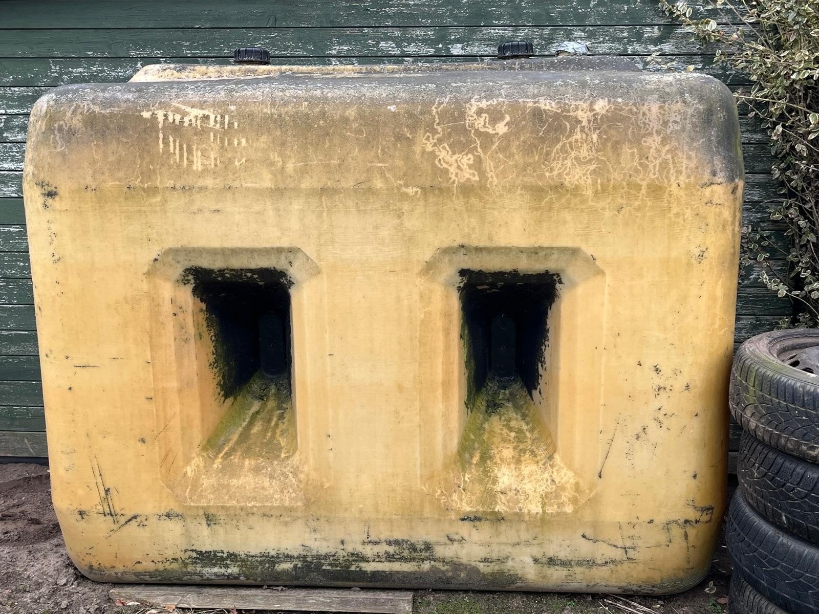 Mazout tank 2000 liter, Ophalen