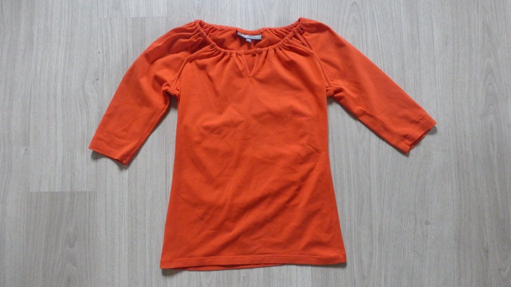 Oranje shirt XS JBC 3/4 mouw, JBC, Oranje, Ophalen of Verzenden, Lange mouw