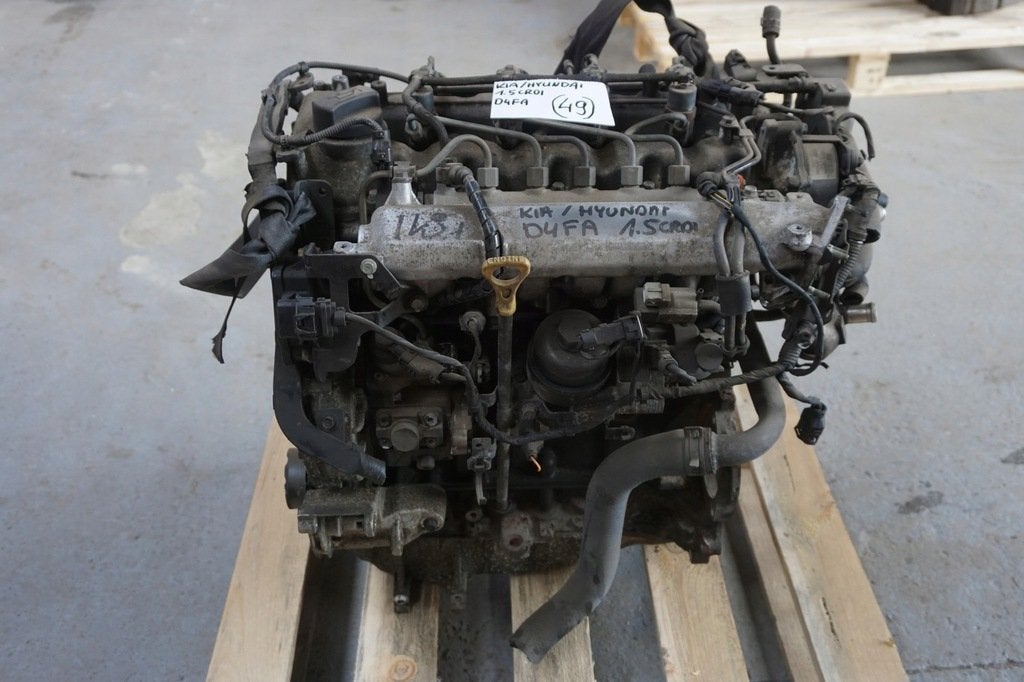 Moteur D4FA Complet KIA ELANTRA CERATO GETZ HYUNDAI RIO, Envoi, Utilisé, Daihatsu