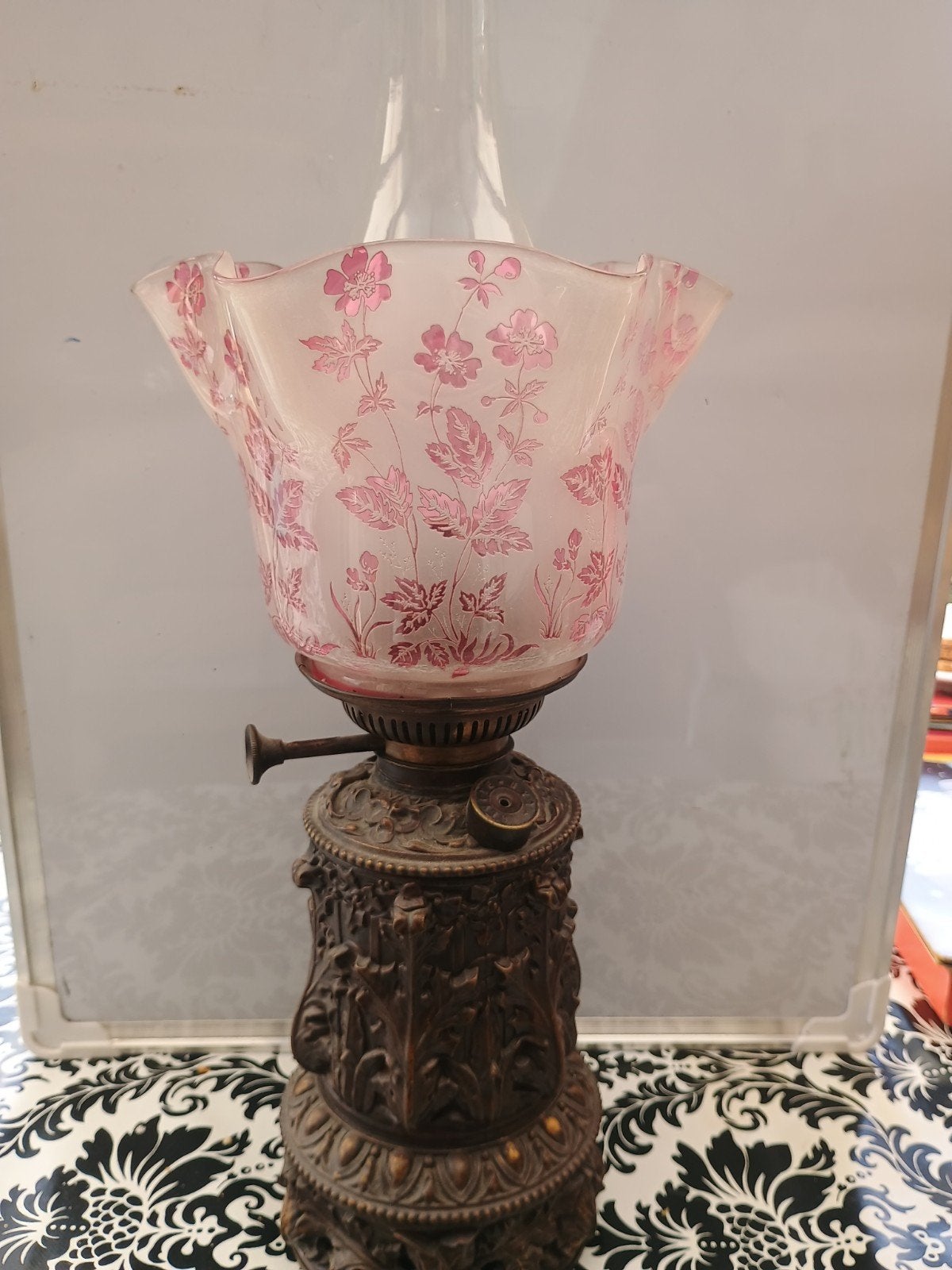 Victoriaanse olielamp, Antiek en Kunst, Ophalen