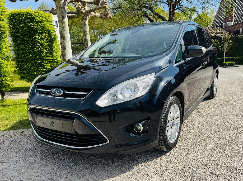 MOOIE FORD GRAND C-MAX 1.0 ECOBOOST GEKEURD, Auto's, Ford, Voorwielaandrijving, Euro 5, Parkeersensor, Zwart