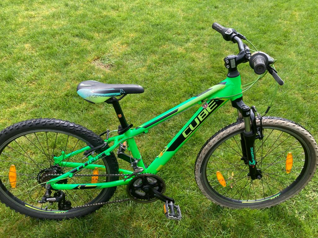 MTB cube, Fietsen en Brommers, Fietsen | Jongens, Gebruikt, 24 inch, Versnellingen, Velgrem, Ophalen