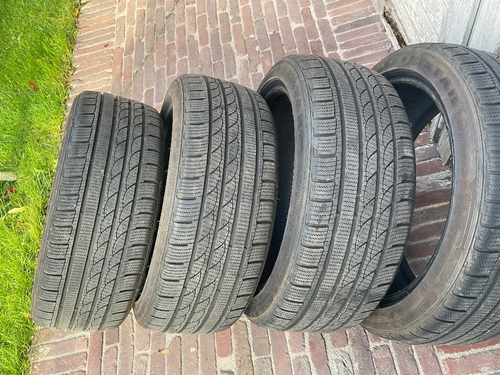 4 Winterbanden in perfecte staat - Mini Cooper, Ophalen, Gebruikt, 17 inch, Band(en)