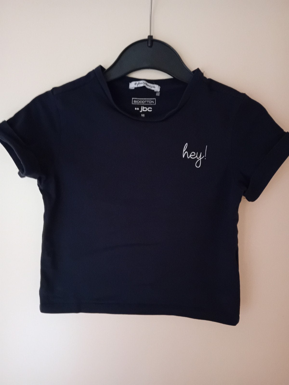 Blauwe T-shirt, Enfants & Bébés, Vêtements enfant | Taille 98, Garçon ou Fille, Enlèvement ou Envoi, Chemise ou À manches longues