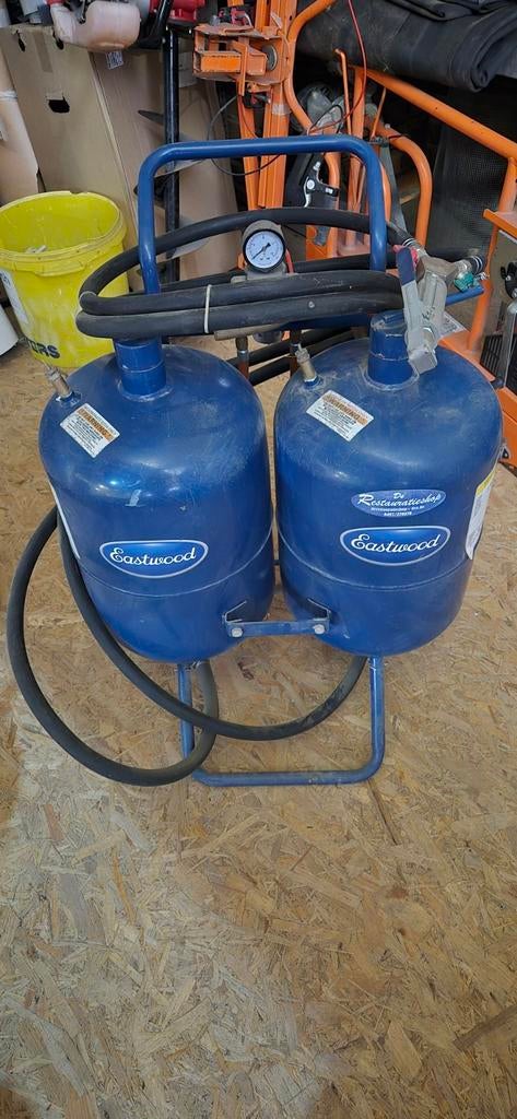 Straaltoestel. Sodablaster, Enlèvement