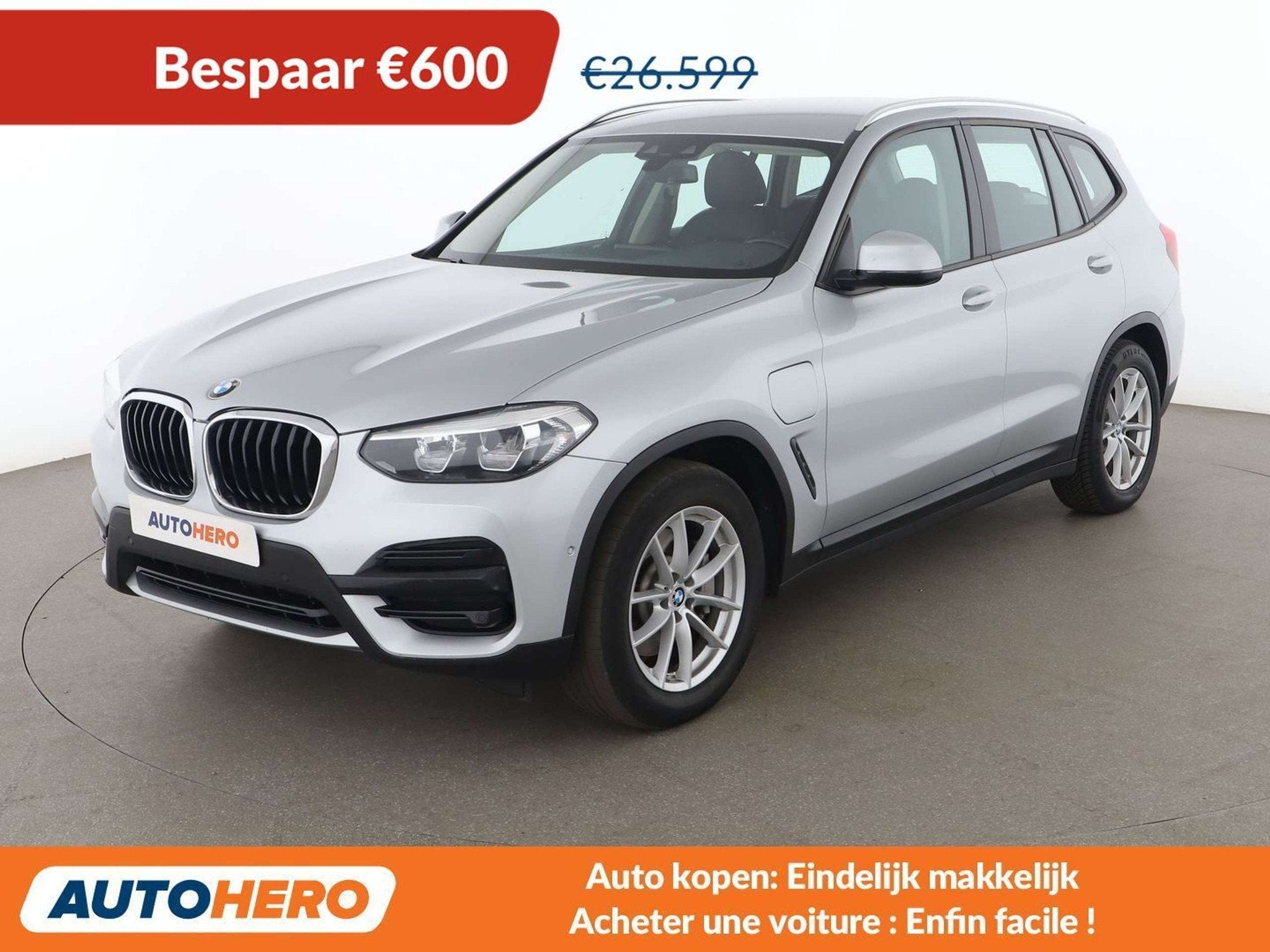 BMW X3 xDrive 30e Advantage (année de construction 2021), Autos, Cuir, Achat, 292 ch, Noir