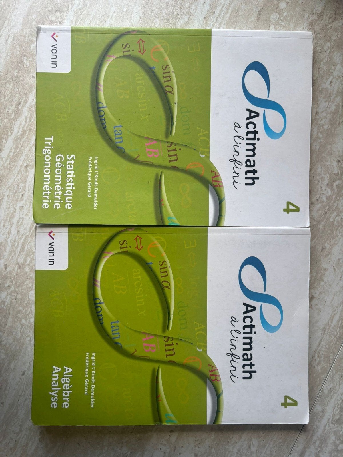 Manuels de maths(Actimath 4), Livres, Livres scolaires, Enlèvement