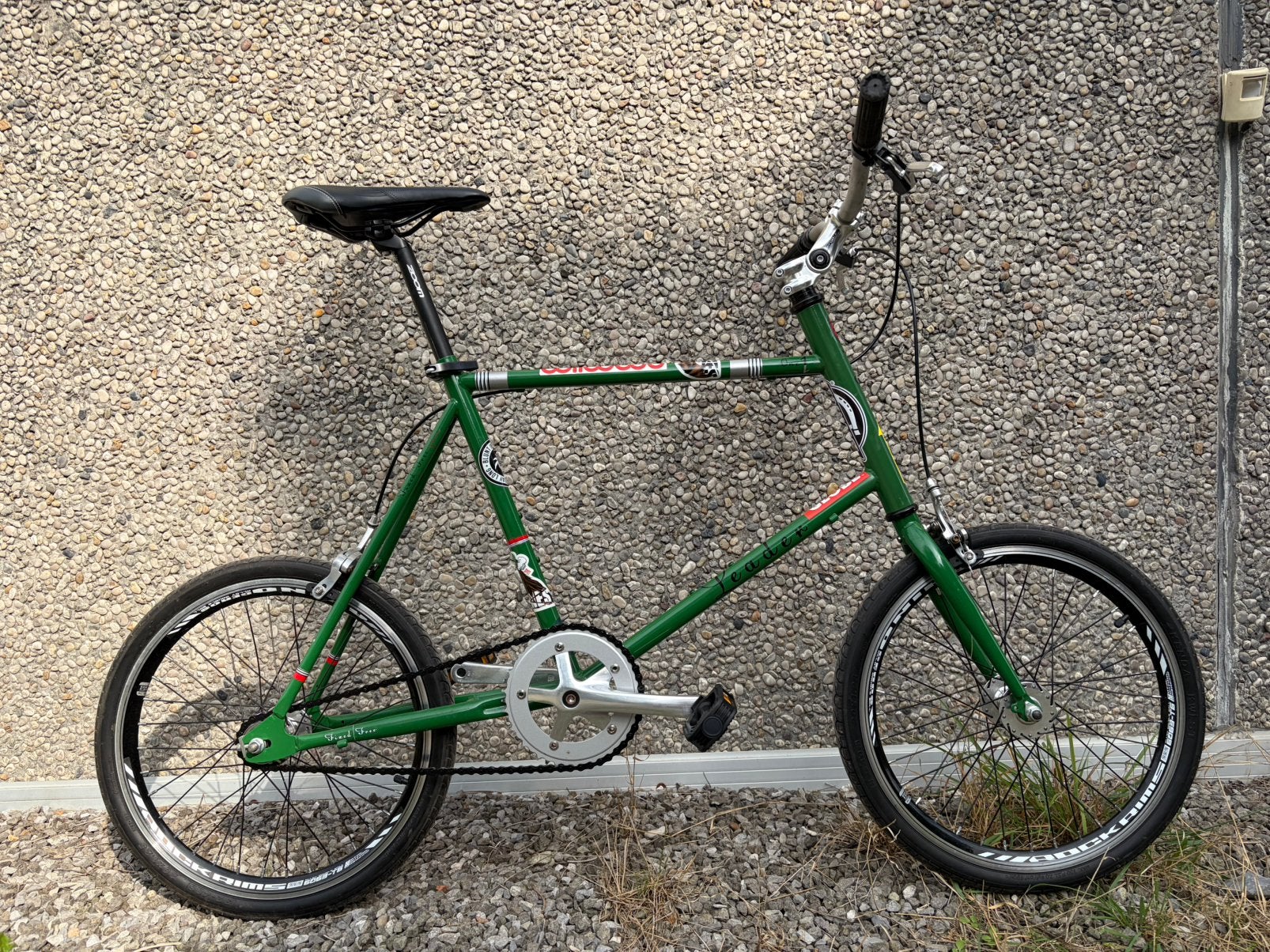 Mini Velo Leader, Fietsen en Brommers, Velgrem, Zo goed als nieuw, 18 tot 20 inch, Deels opvouwbaar