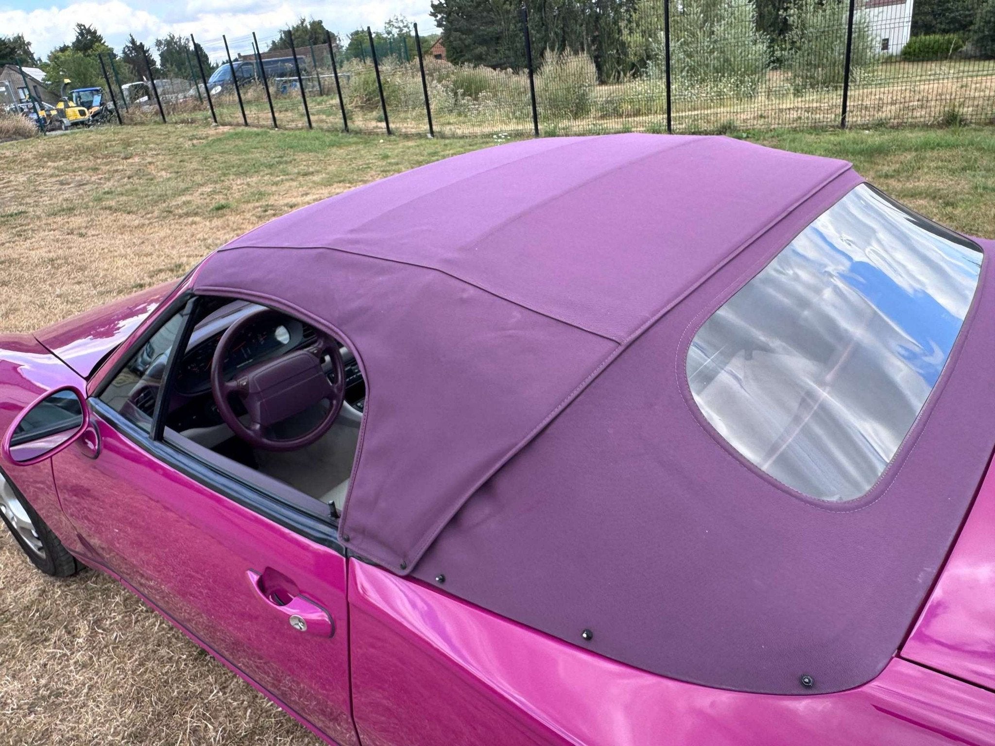 Porsche 968 Cabriolet RUBYSTONE OVER APRICOT AND MAGENTA ULT, foto 9