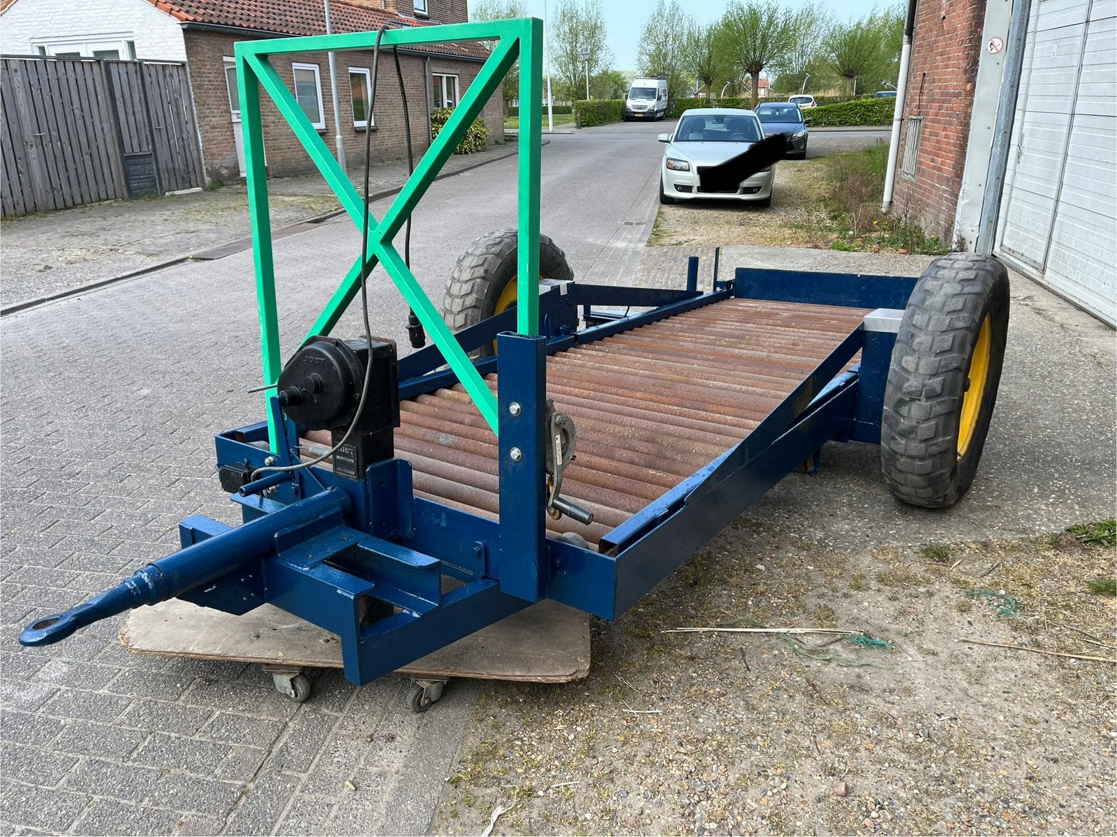 Kistenkar oprijwagen landbouwkar aanhangwagen, Enlèvement