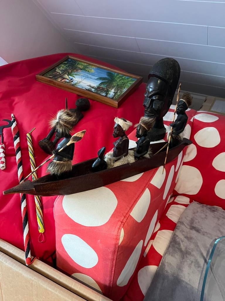 Congolese Afrikaanse attributen, Antiquités & Art, Enlèvement