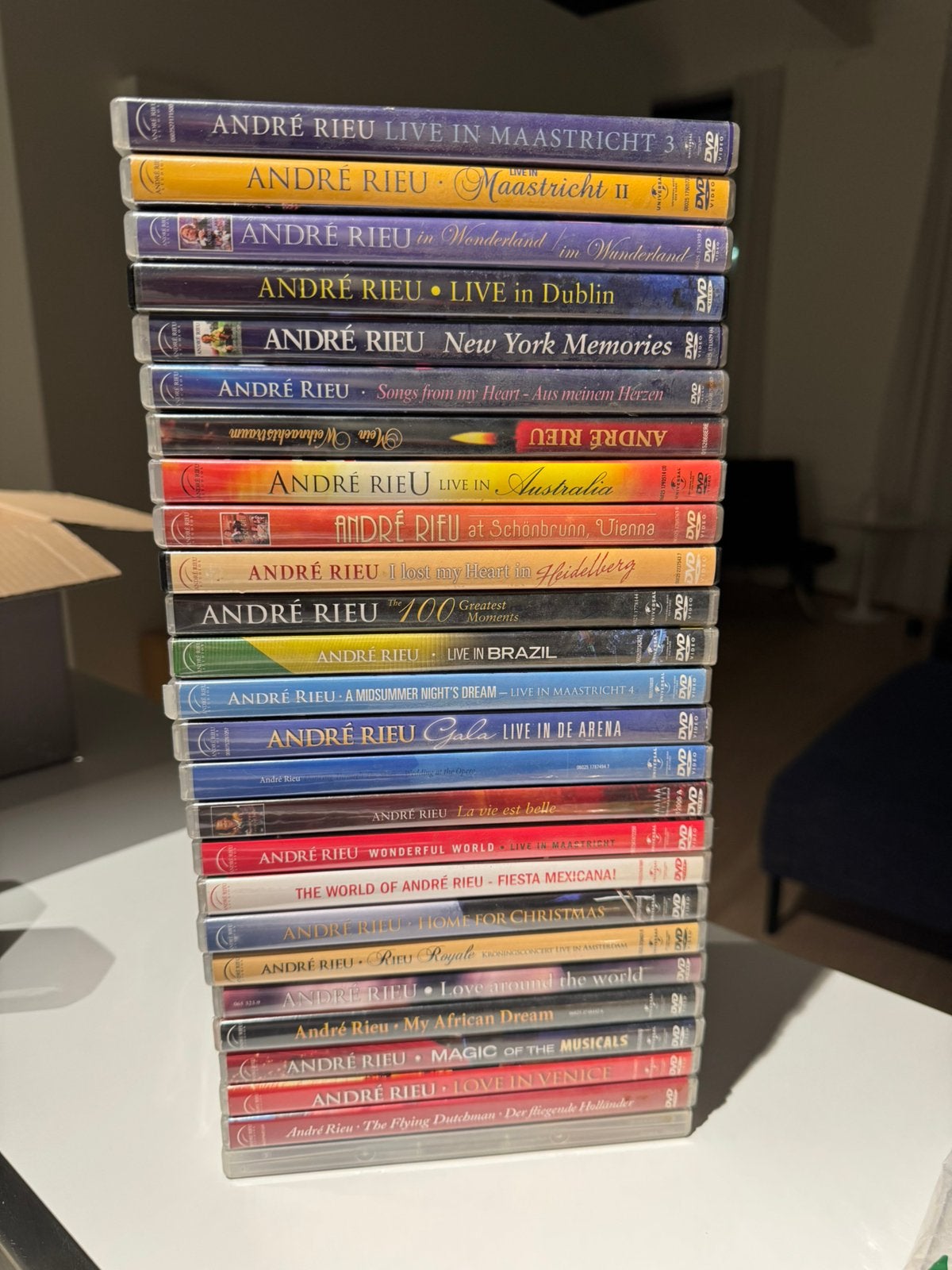 Prachtige collectie André Rieu DVD’s - 26 stuks in één koop!, Ophalen, Zo goed als nieuw