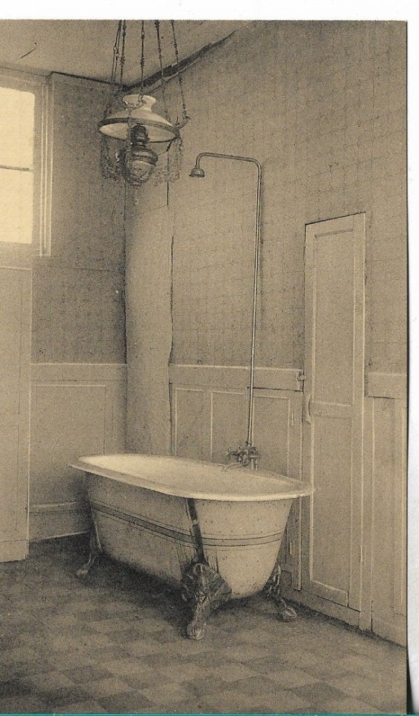 Santhoven Buitenverblijf badkamer, Ophalen of Verzenden, Voor 1920, Ongelopen, Antwerpen