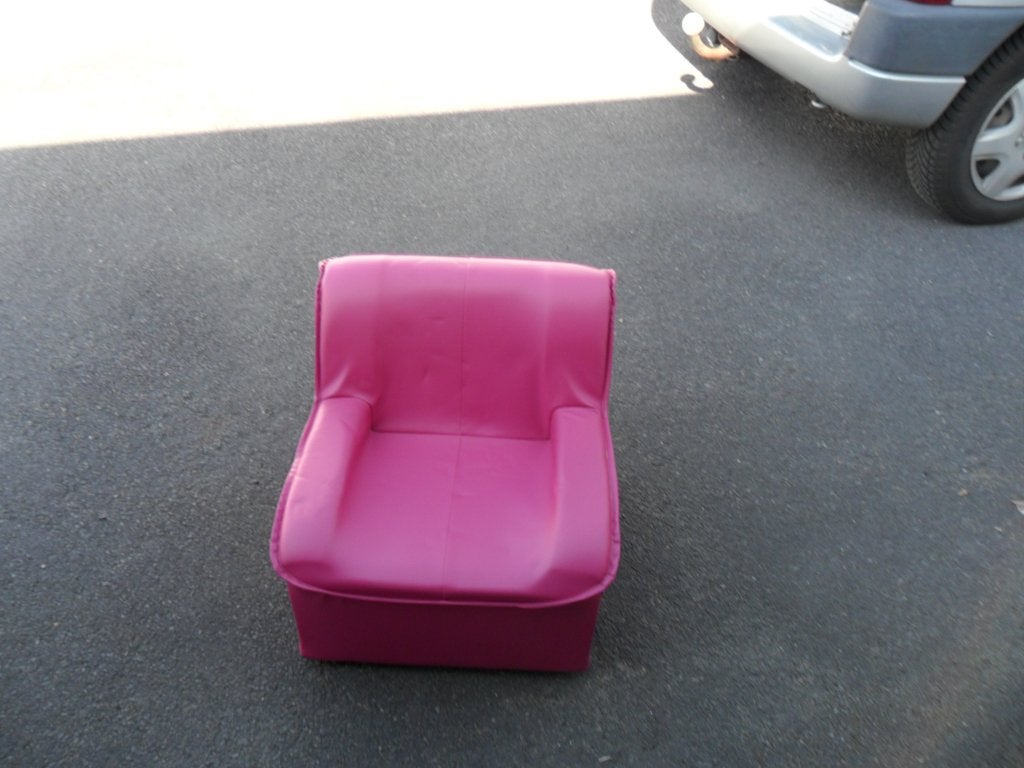 klien zetelje in roze, Moins de 75 cm, Moins de 150 cm, Banc droit, Synthétique
