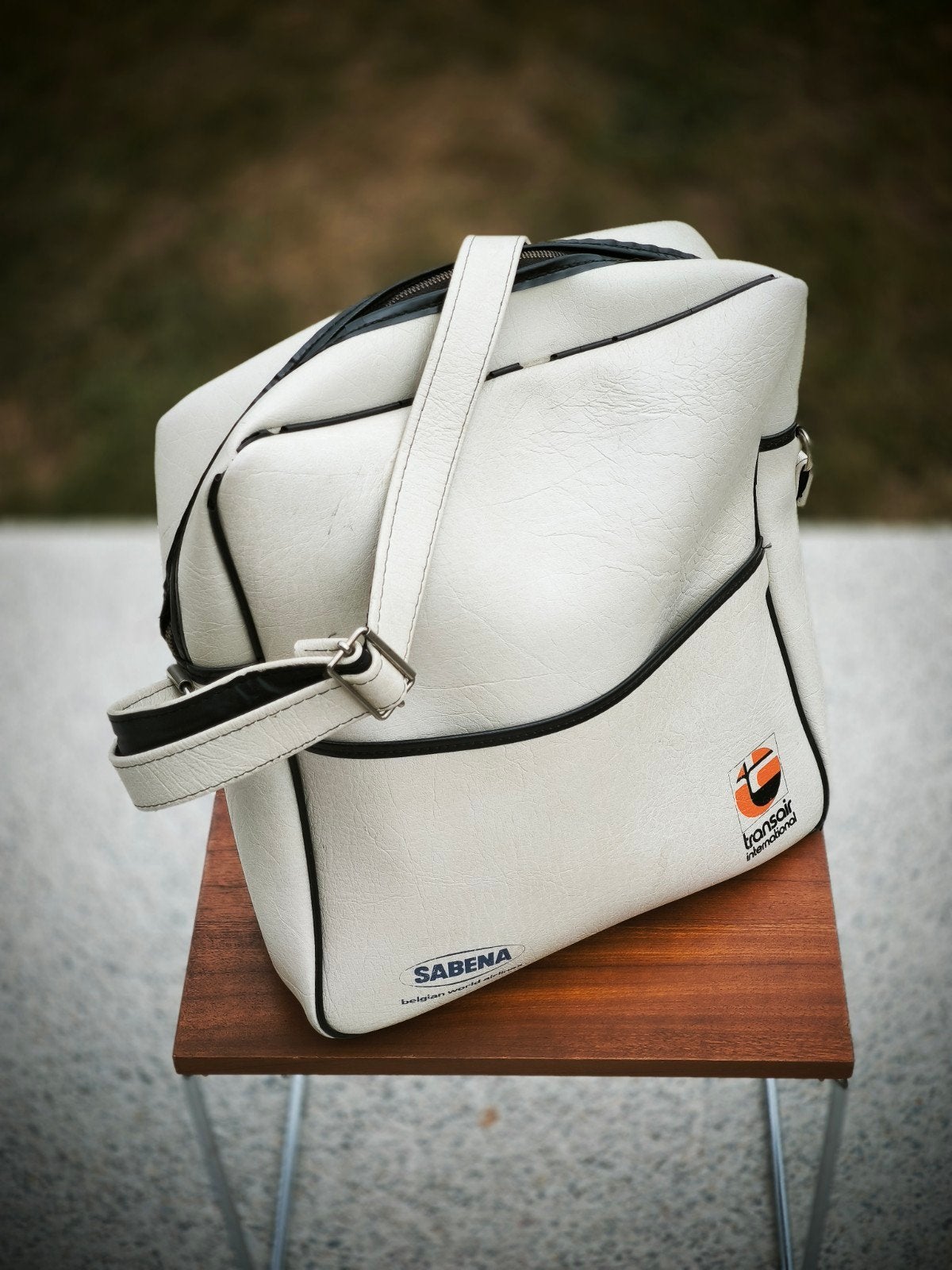 Sac de voyage SABENA belgian world airlines et transair inte, Enlèvement ou Envoi, Utilisé