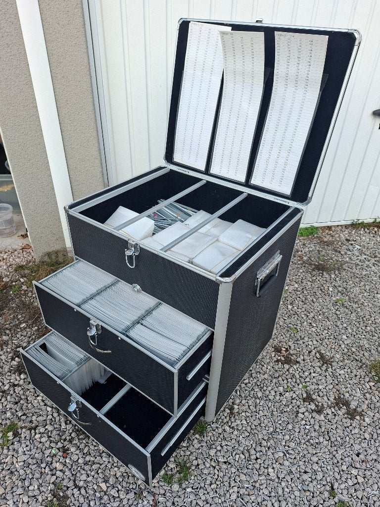cd flightcase 3 lades, Enlèvement, Utilisé