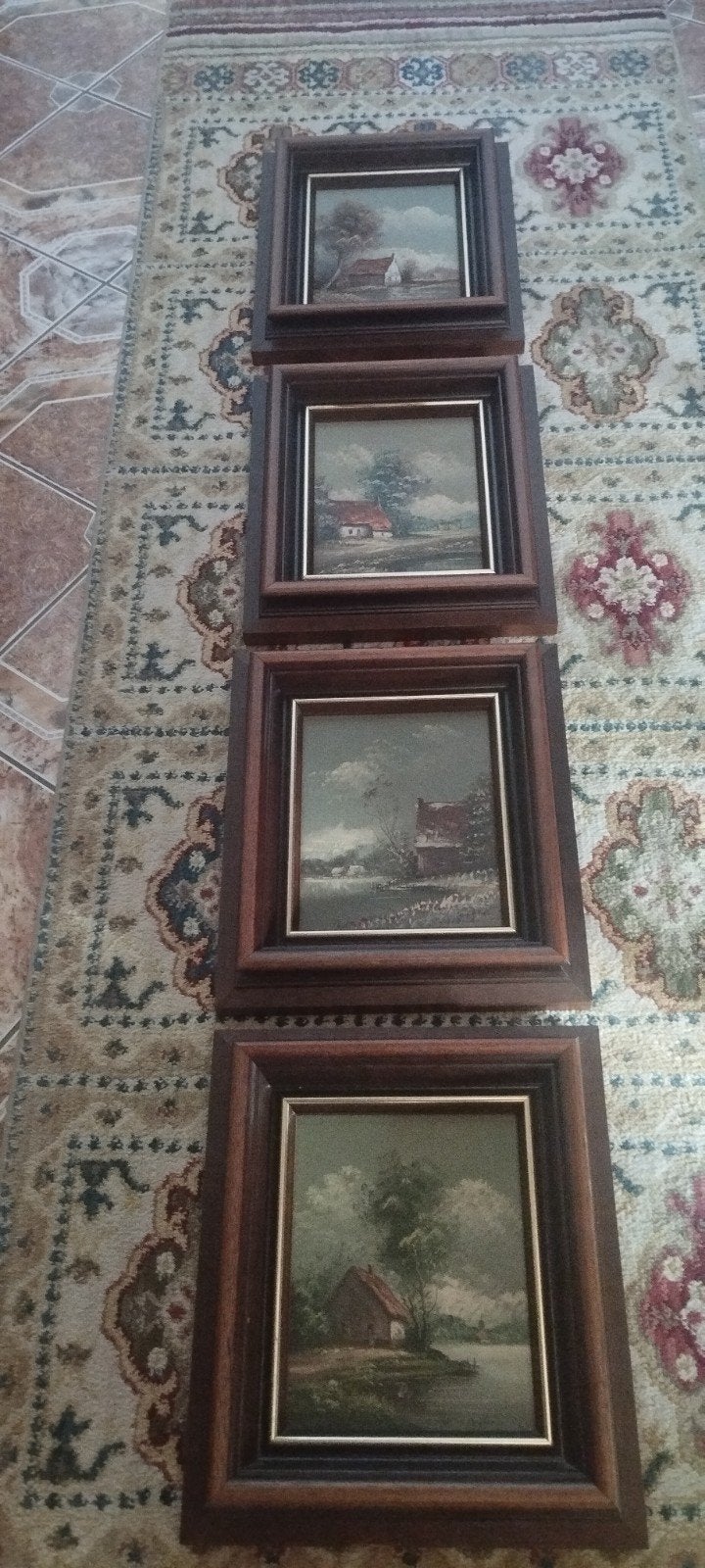 lot de 4 tableaux vintage ️
Joli ensemble de 4, Enlèvement ou Envoi