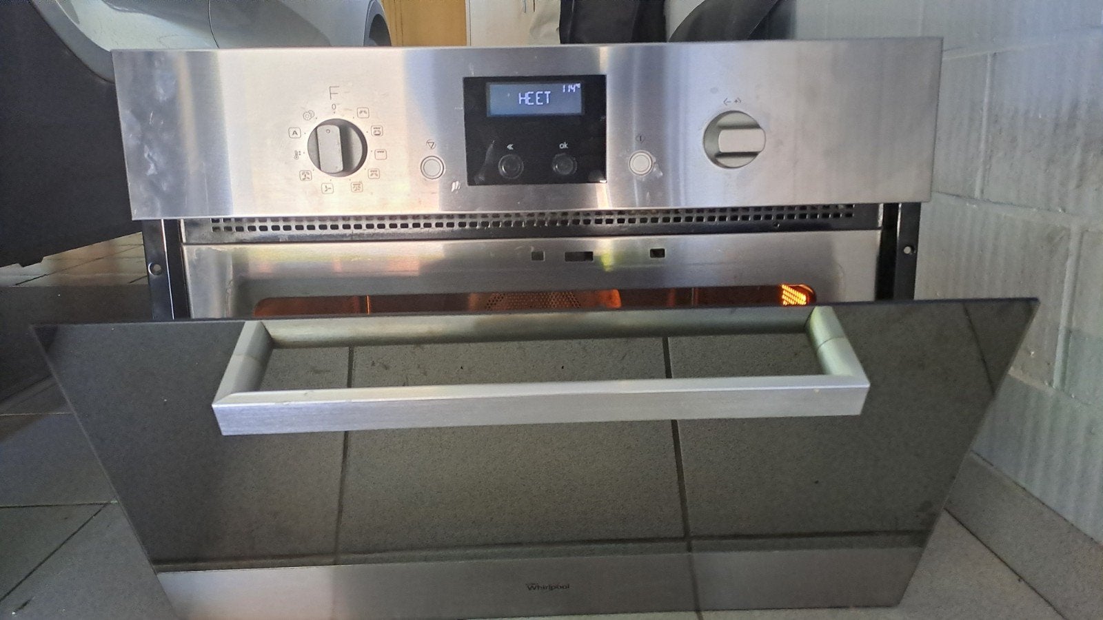 Four combine, micro-ondes defectueuse, Electroménager, Whirlpool, Encastré, Enlèvement, Utilisé