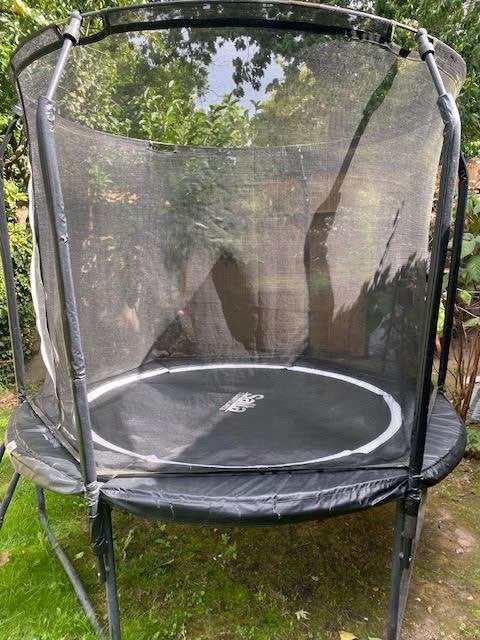 Trampoline salta - rond premium black 213 - max 50 kg, Ophalen, Gebruikt