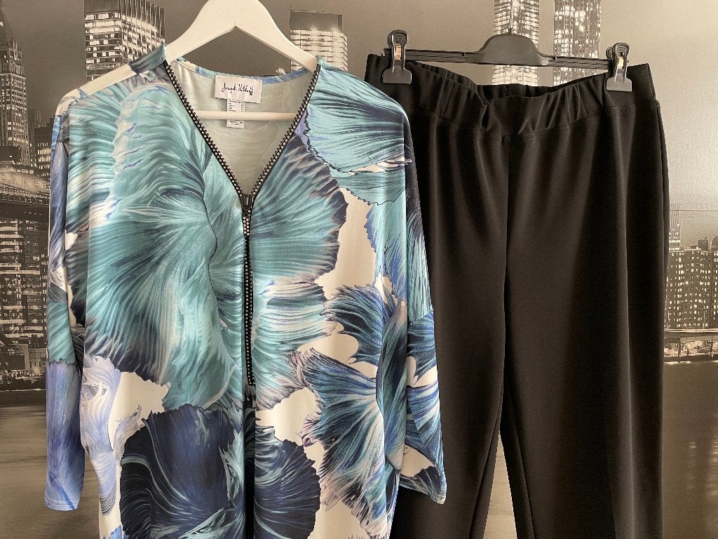 prachtige blouse en lange broek Joseph Ribkoff 48, Kleding | Dames, Maat 46/48 (XL) of groter, Joseph Ribkoff, Zo goed als nieuw