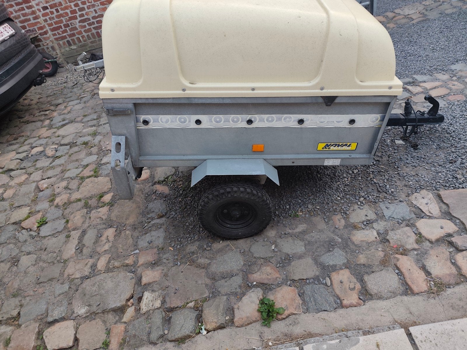 remorque, fourgon à bagages, Enlèvement