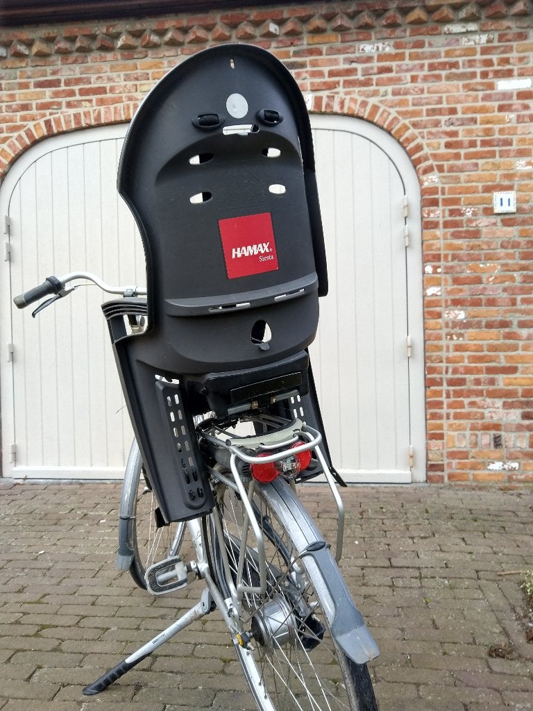 Kinderstoel of kinderzitje Hamax Siesta incl adaptor, Fietsen en Brommers, Achterzitje, Hamax, Ophalen, 15 t/m 25 kg