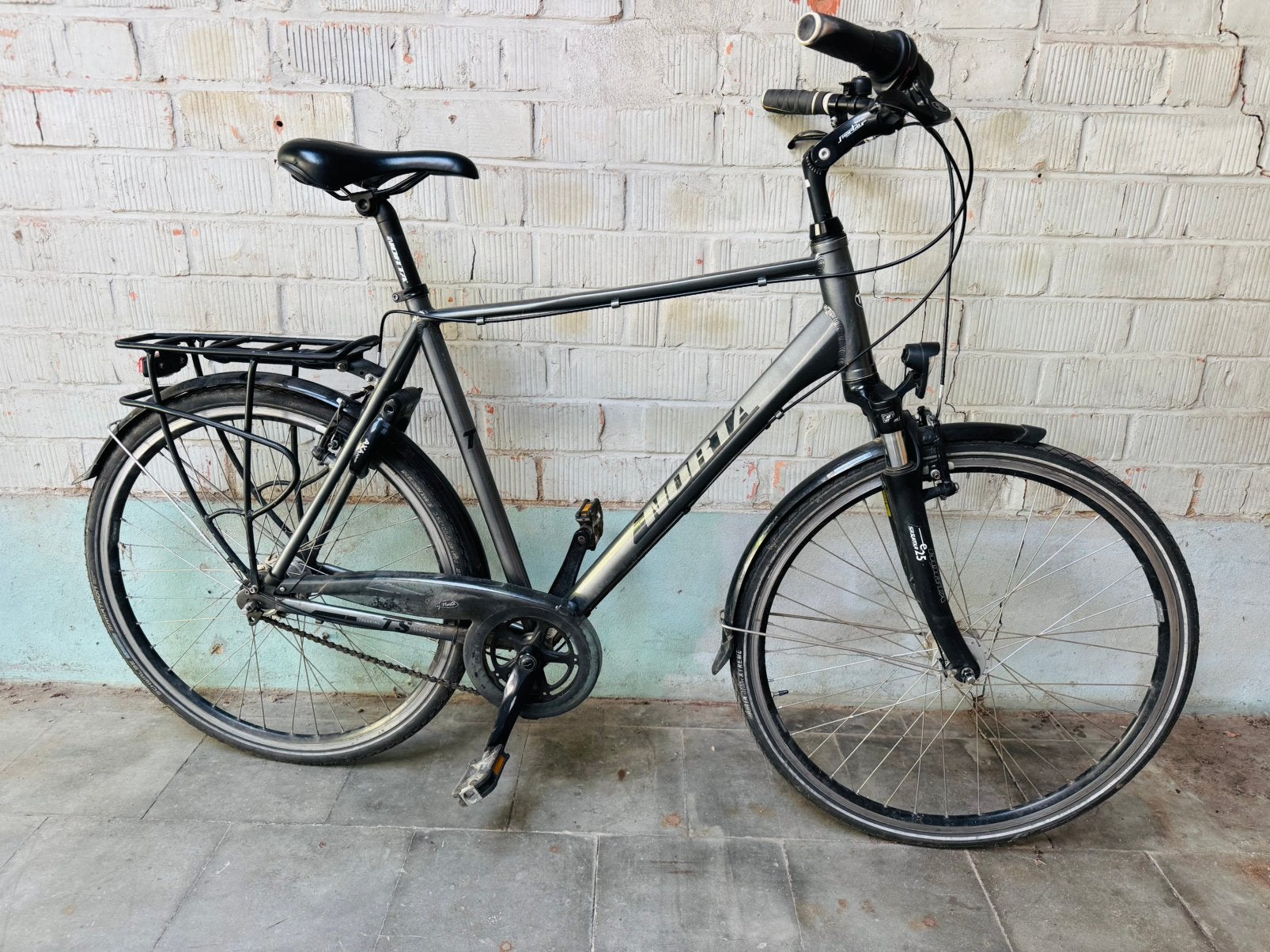 Norta TS Trekking/Suspension Dames-/Herenfiets, Ophalen, Gebruikt, Vering