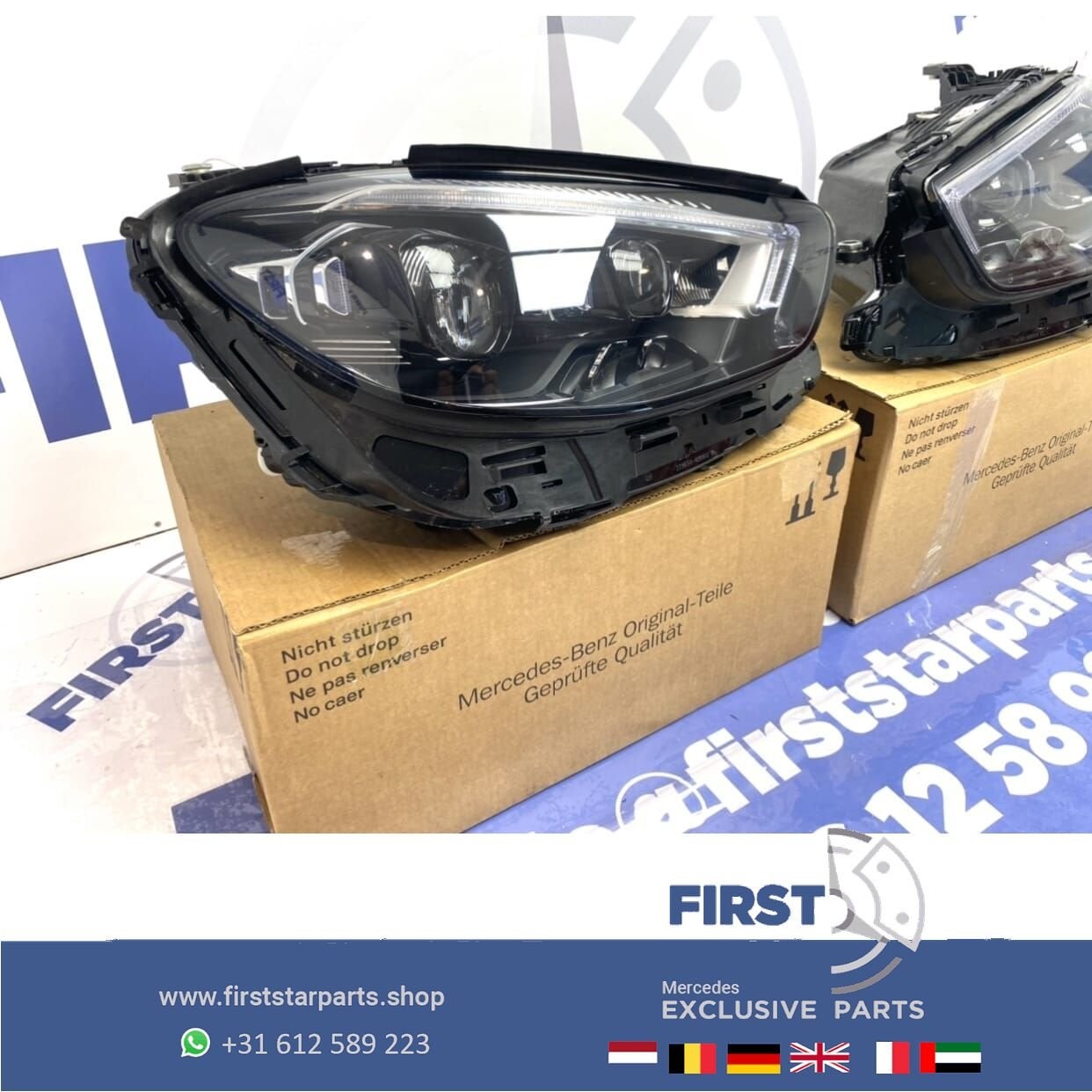 W213 W238 FACELIFT E63 KOPLAMP SET MULTIBEAM LED Mercedes E, Auto-onderdelen, Verlichting, Gebruikt, -, Ophalen of Verzenden, -