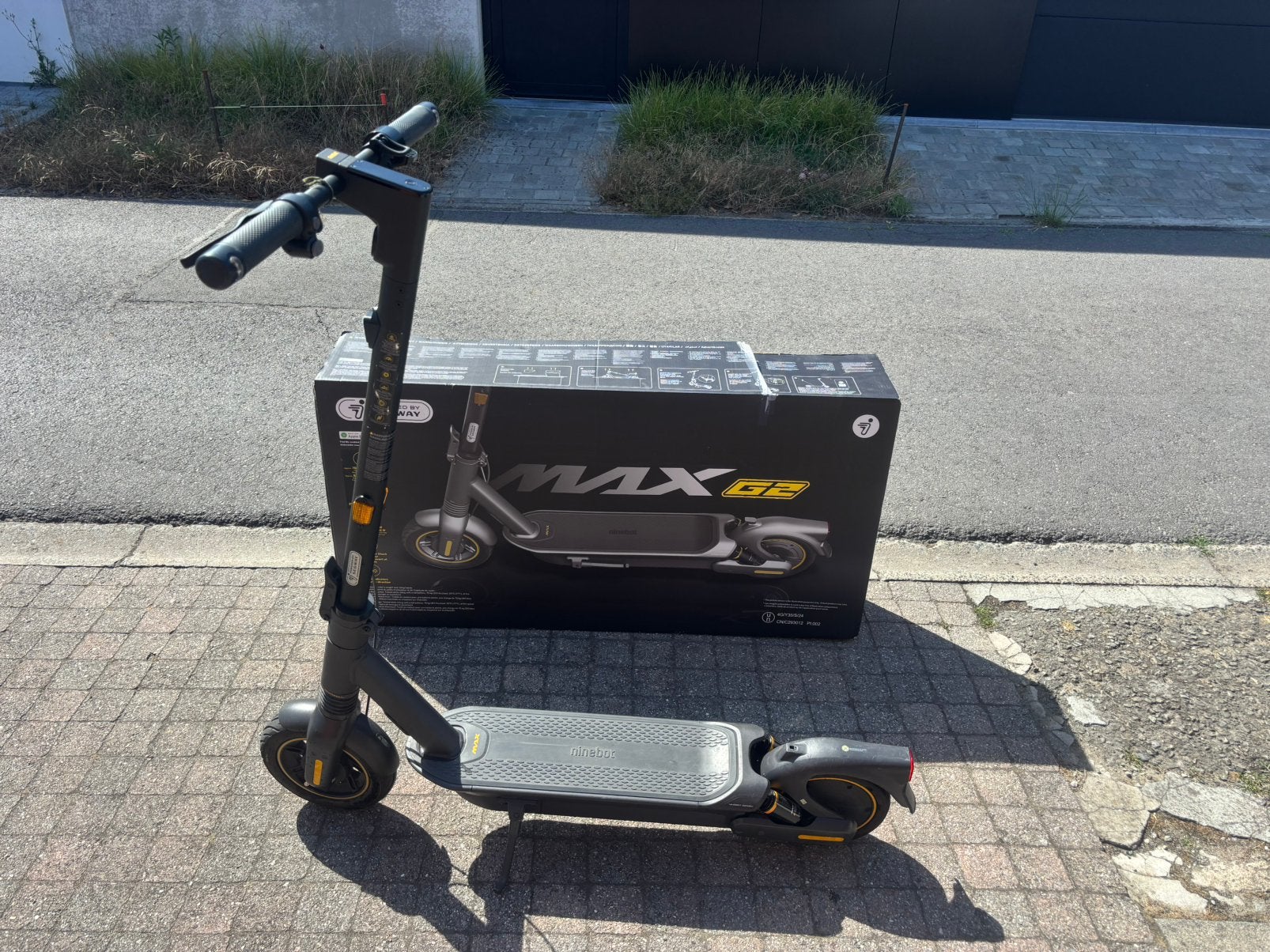 Segway-ninebot kickscooter MAX G2 E, Fietsen en Brommers, Ophalen, Zo goed als nieuw, Elektrische step (E-scooter)