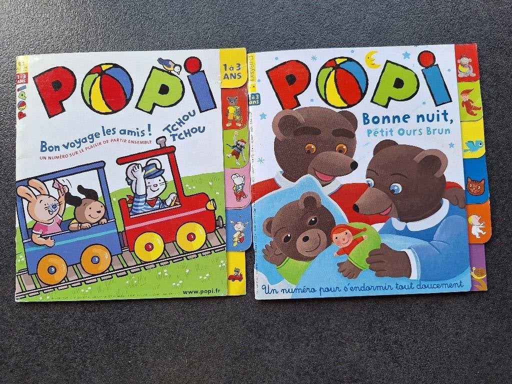2 livres POPI - 1 à 3 ans, Livres, Livres pour enfants | 0 an et plus, Enlèvement, Comme neuf, Bayard jeunesse, 1 à 2 ans