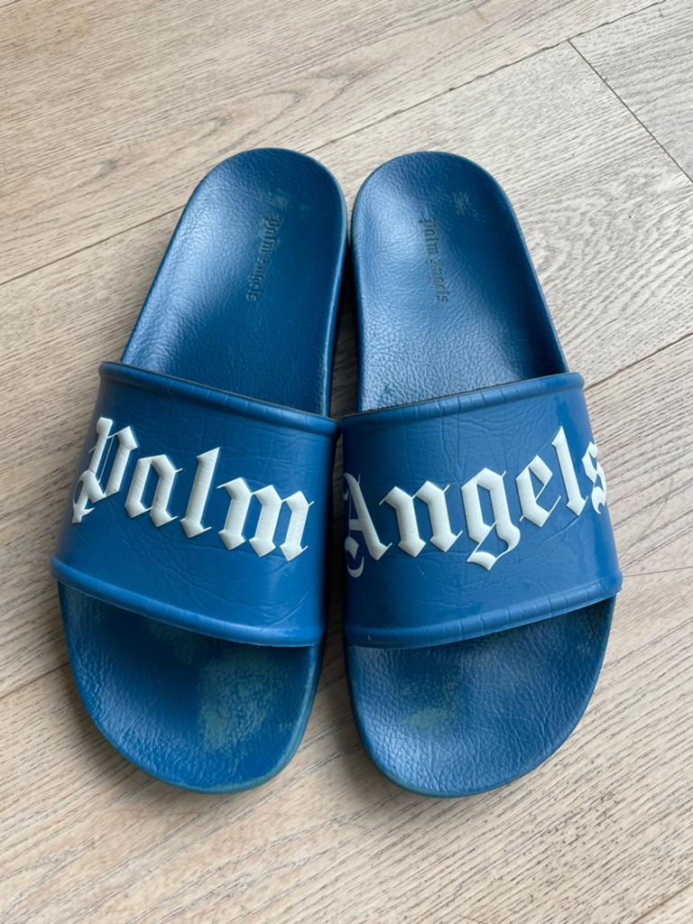 Palm Angels slipper maat 43, Vêtements | Hommes, Chaussures, Chaussons, Enlèvement ou Envoi, Porté, Bleu