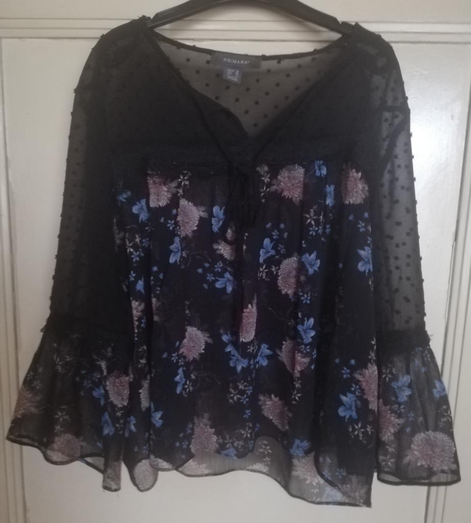 Primark T.38 blouse, Kleding | Dames, Primark, Ophalen of Verzenden, Gedragen, Zwart