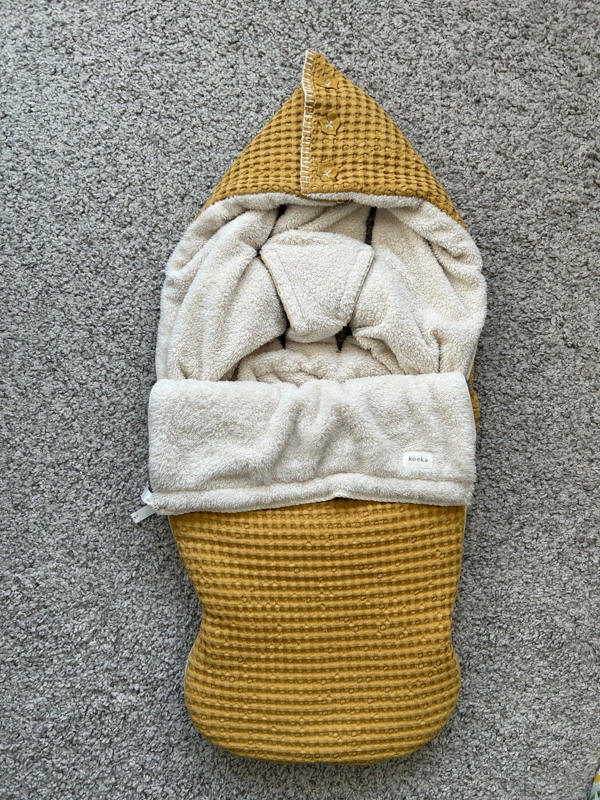 Voetenzak buggy Koeka, Enfants & Bébés, Koeka, Comme neuf, Enlèvement, Doublé