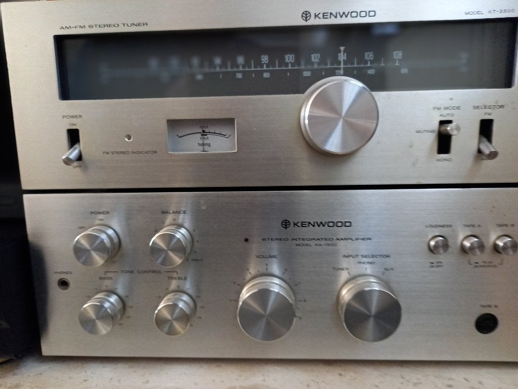 Kenwood versterker KA-1500 en tuner KT-3300, Ophalen