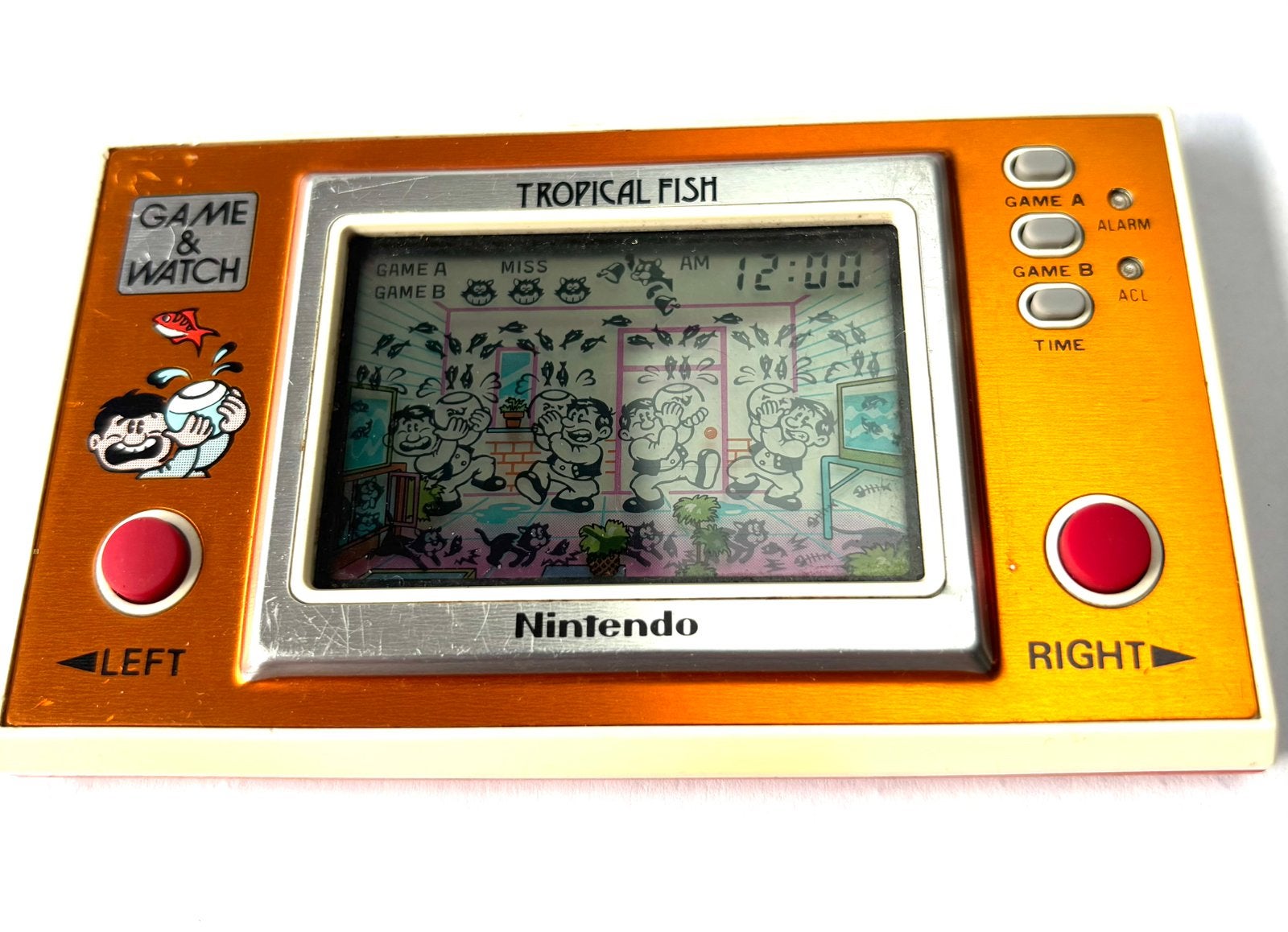 Nintendo Game&Watch Tropical Fish TF-104 1985, Games en Spelcomputers, 1 speler, Ophalen of Verzenden, Gebruikt