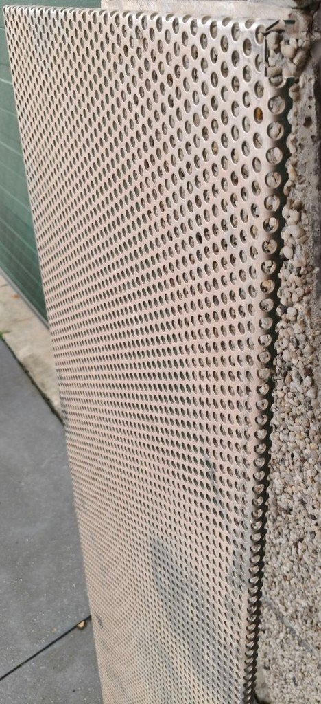 inox geperforeerde platen, Ophalen, Gebruikt